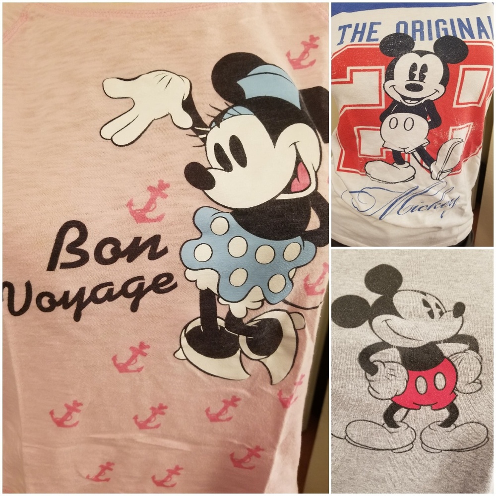 3 Disney Tee's